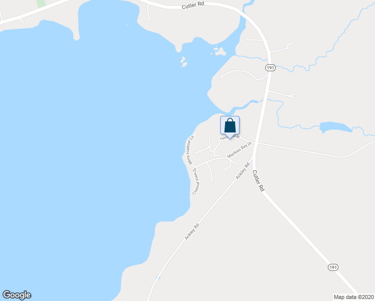map of restaurants, bars, coffee shops, grocery stores, and more near 15 Misty Harbour Lane in Cutler