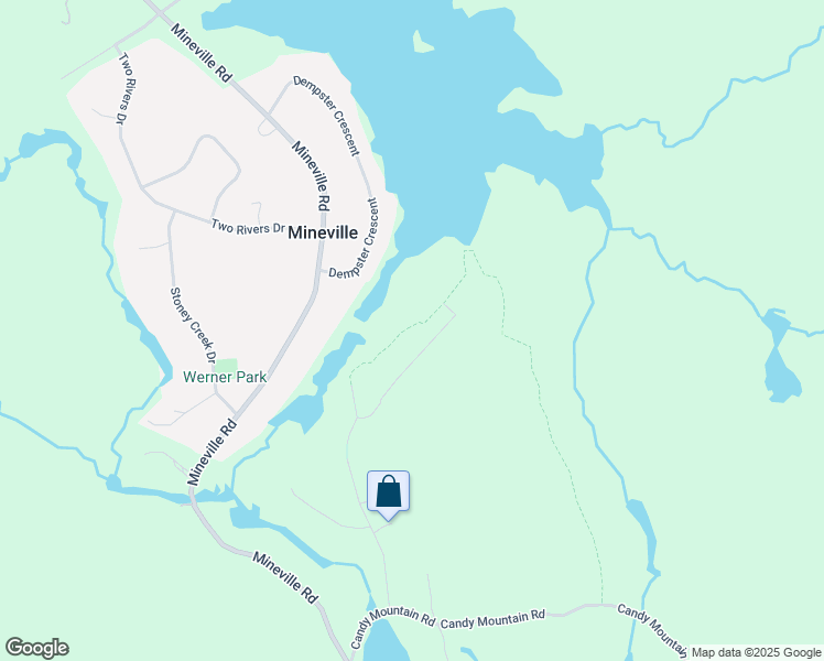 map of restaurants, bars, coffee shops, grocery stores, and more near 326 Notting Hill Road in Mineville