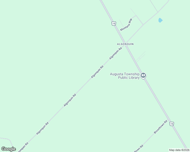 map of restaurants, bars, coffee shops, grocery stores, and more near 5221 Algonquin Road in Brockville