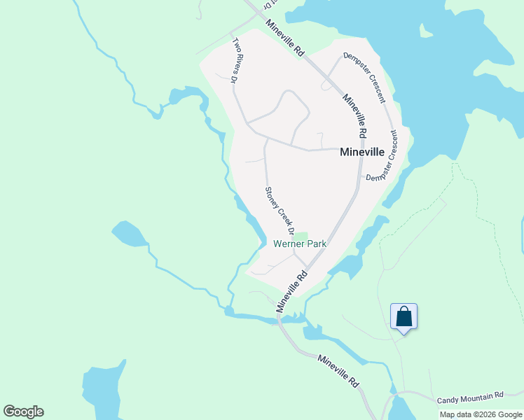 map of restaurants, bars, coffee shops, grocery stores, and more near 101 Stoney Creek Drive in Mineville