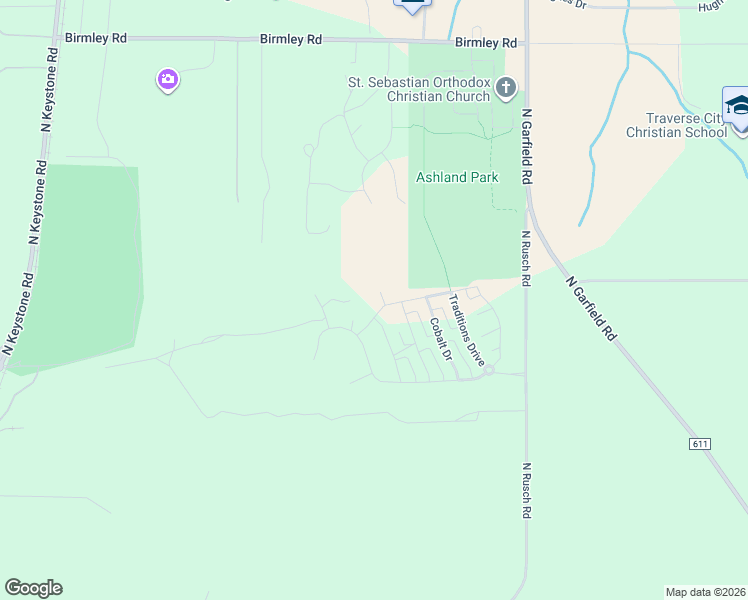 map of restaurants, bars, coffee shops, grocery stores, and more near 837 Crest Court in Traverse City