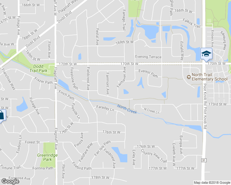 map of restaurants, bars, coffee shops, grocery stores, and more near 17191 Fairhaven Avenue in Farmington