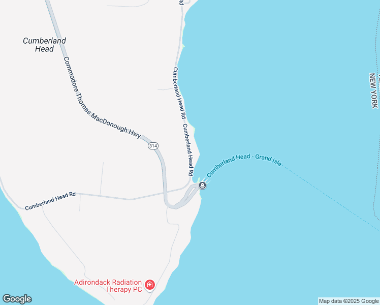 map of restaurants, bars, coffee shops, grocery stores, and more near 872 Cumberland Head Road in Plattsburgh