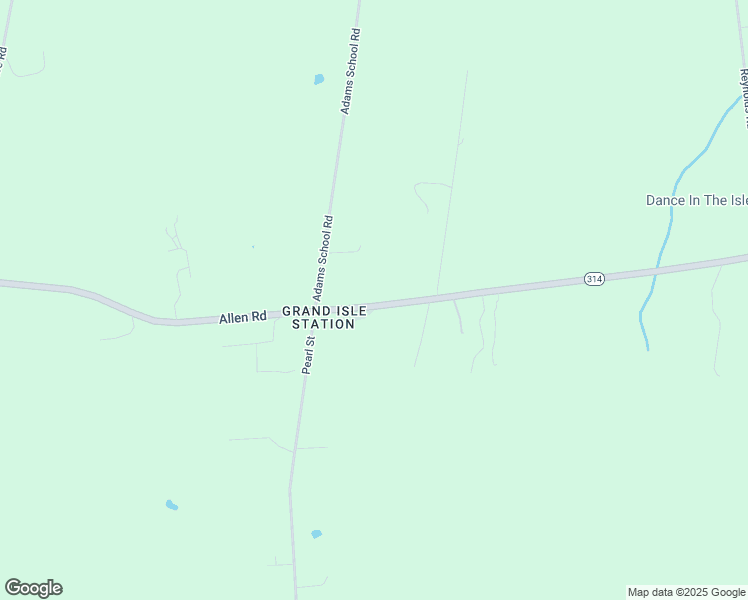 map of restaurants, bars, coffee shops, grocery stores, and more near 82 Allen Road in Grand Isle