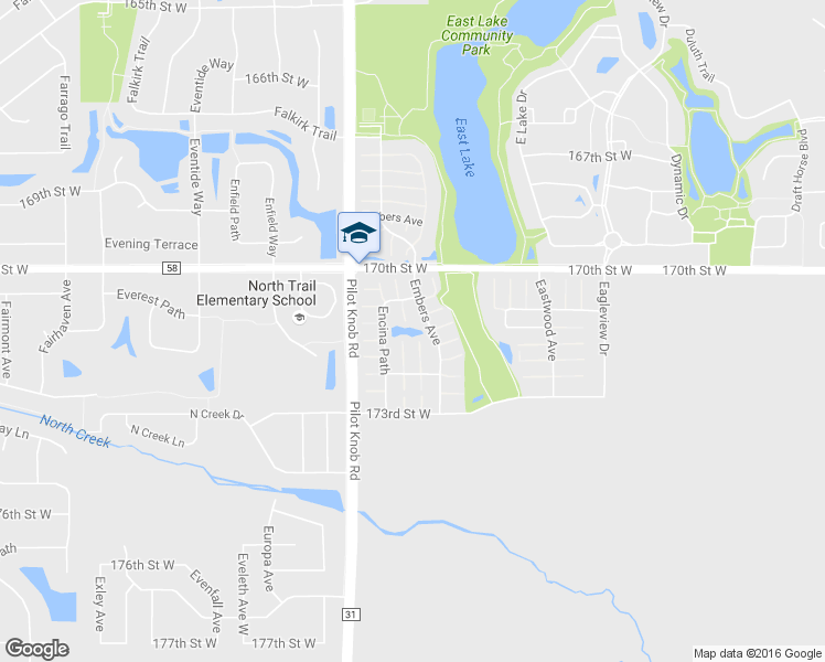 map of restaurants, bars, coffee shops, grocery stores, and more near 17062 Embers Avenue in Farmington