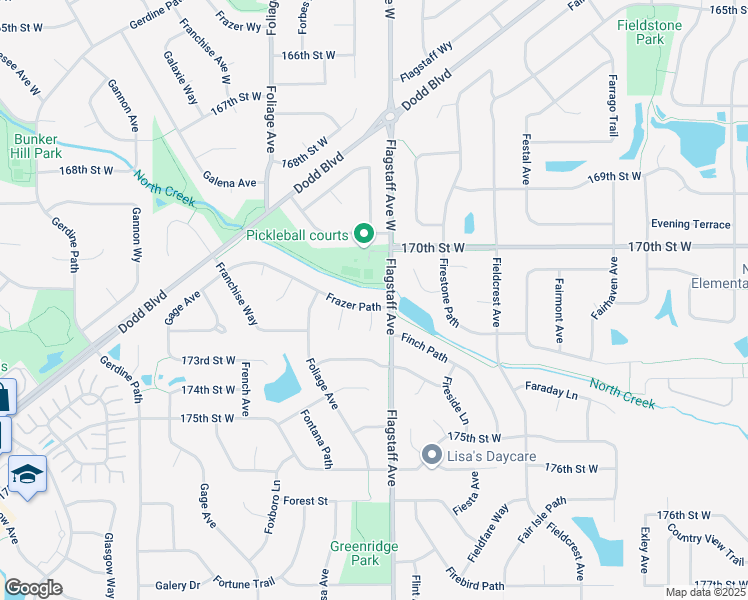 map of restaurants, bars, coffee shops, grocery stores, and more near 17127 Frazer Path in Farmington