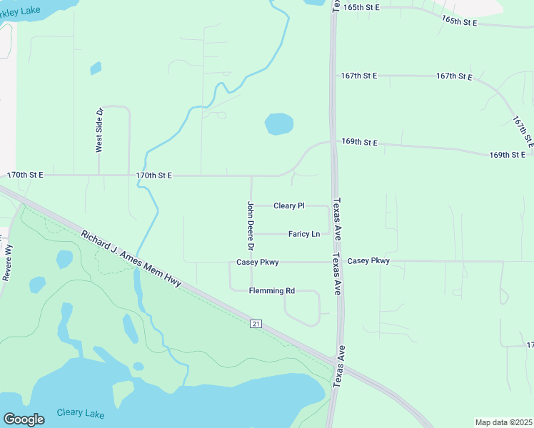 map of restaurants, bars, coffee shops, grocery stores, and more near 6791 Cleary Place in Prior Lake