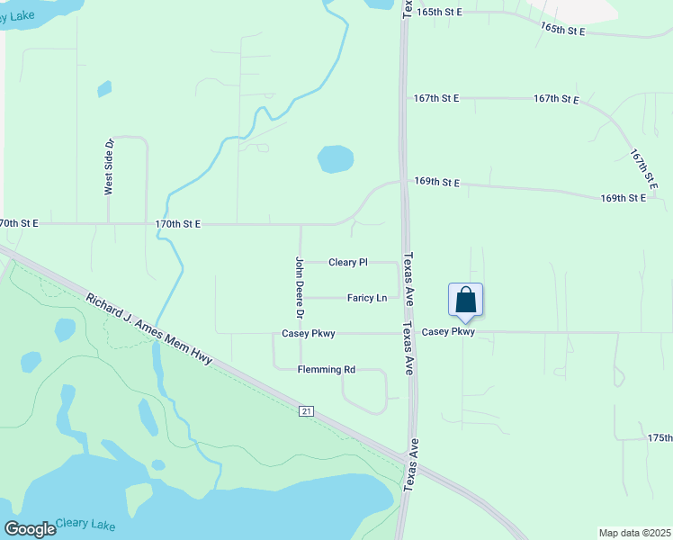 map of restaurants, bars, coffee shops, grocery stores, and more near 6835 Cleary Place in Prior Lake