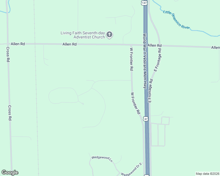 map of restaurants, bars, coffee shops, grocery stores, and more near 748 Winding Brook Trail in Little Suamico
