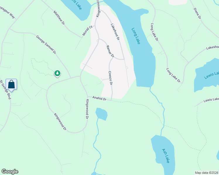 map of restaurants, bars, coffee shops, grocery stores, and more near 33 Cresco Drive in Hammonds Plains