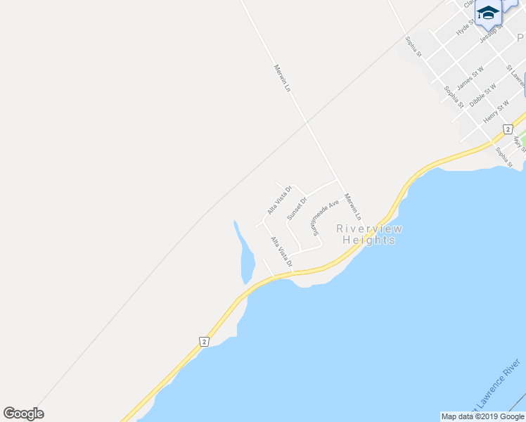 map of restaurants, bars, coffee shops, grocery stores, and more near 28 Alta Vista Drive in Leeds and Grenville United Counties