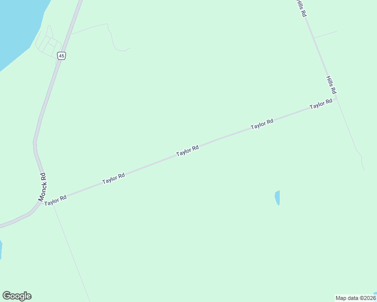 map of restaurants, bars, coffee shops, grocery stores, and more near Taylor Road in Kawartha Lakes
