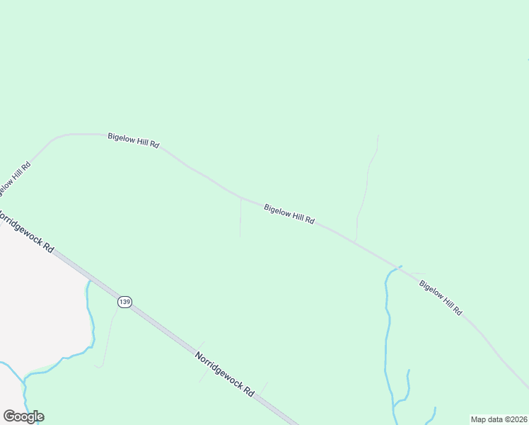 map of restaurants, bars, coffee shops, grocery stores, and more near 206 Bigelow Hill Road in Norridgewock