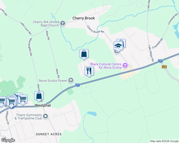 map of restaurants, bars, coffee shops, grocery stores, and more near 2 Cocoa Street in Dartmouth