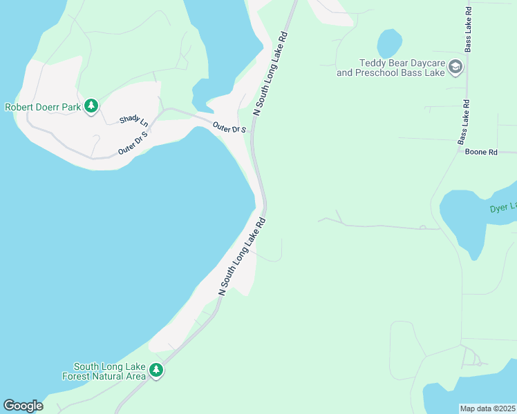 map of restaurants, bars, coffee shops, grocery stores, and more near 1093 North South Long Lake Road in Traverse City
