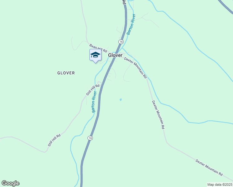 map of restaurants, bars, coffee shops, grocery stores, and more near 3153 Glover Street in Glover