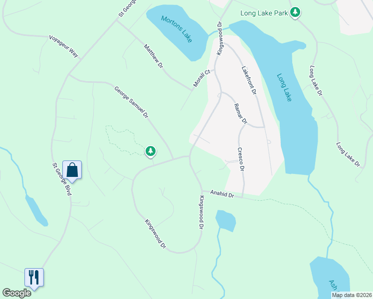 map of restaurants, bars, coffee shops, grocery stores, and more near 281 Hammonds Plains Road in Hammonds Plains