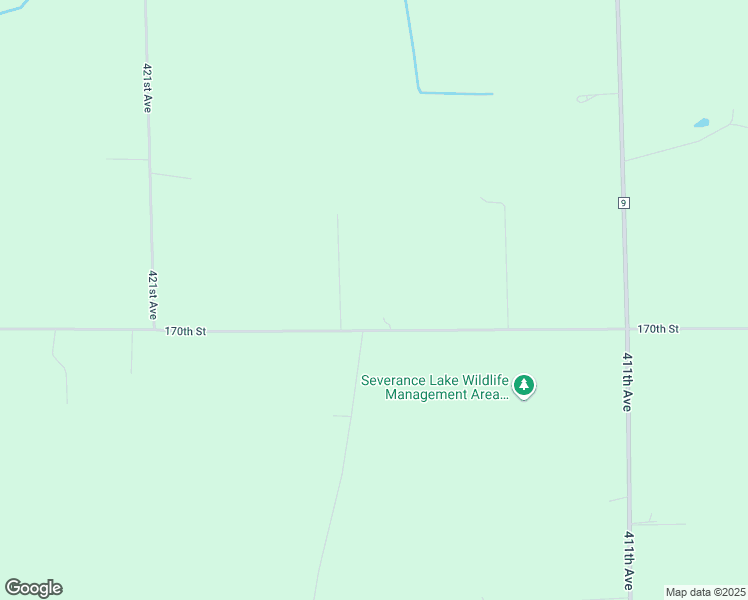 map of restaurants, bars, coffee shops, grocery stores, and more near 41624 170th Street in Glencoe