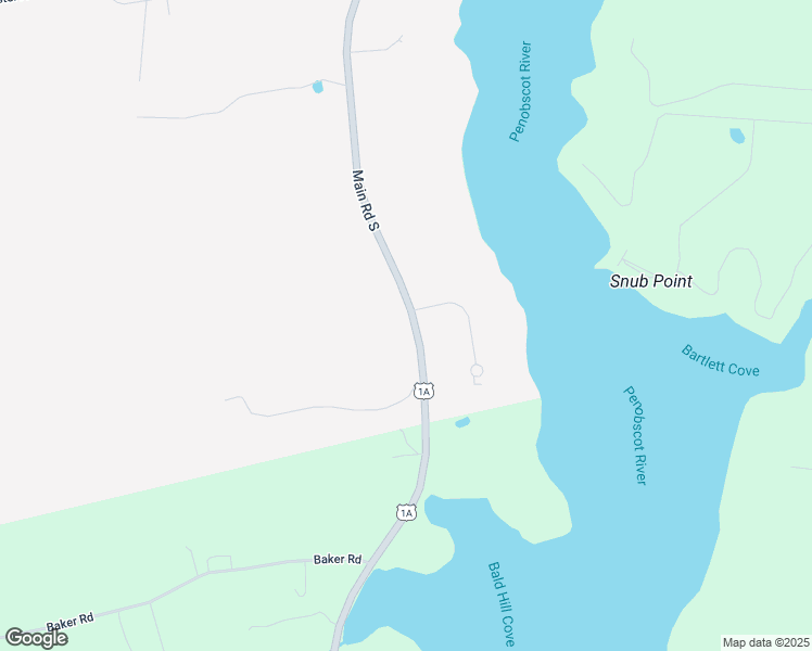 map of restaurants, bars, coffee shops, grocery stores, and more near 544 Main Road South in Hampden