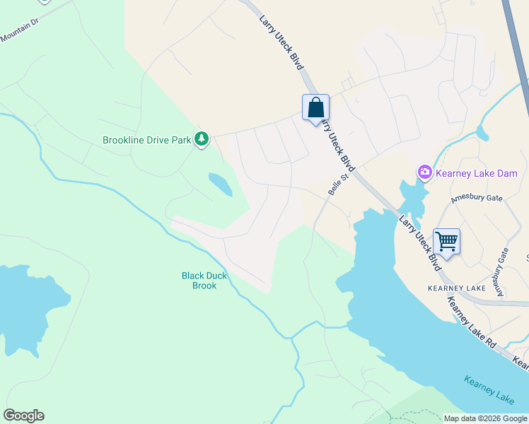 map of restaurants, bars, coffee shops, grocery stores, and more near 40 Talus Avenue in Bedford