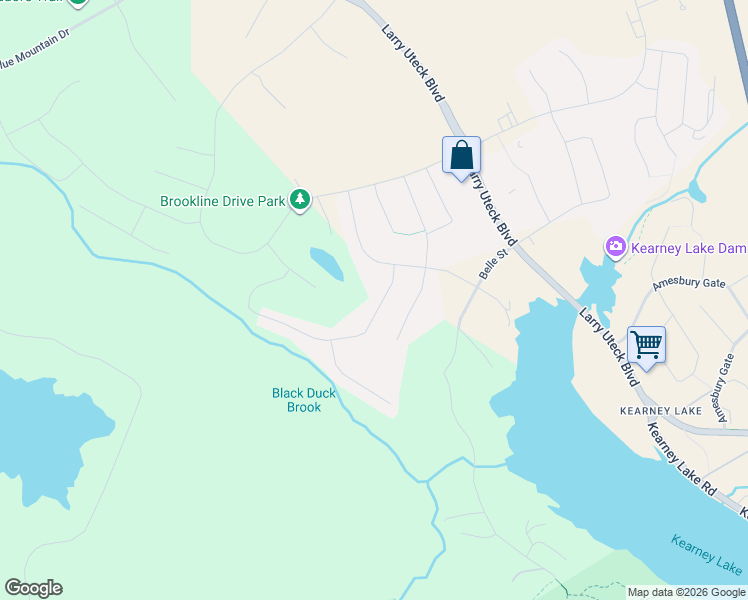 map of restaurants, bars, coffee shops, grocery stores, and more near 45 Talus Avenue in Bedford