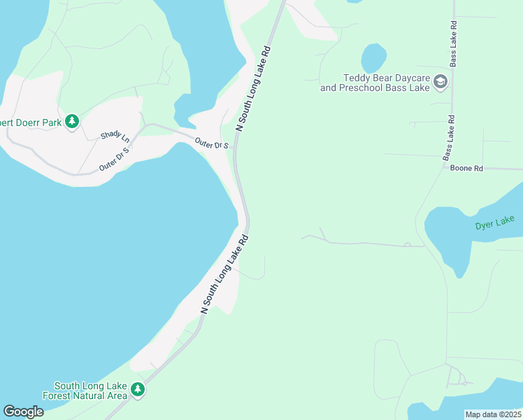map of restaurants, bars, coffee shops, grocery stores, and more near 1093 North South Long Lake Road in Traverse City