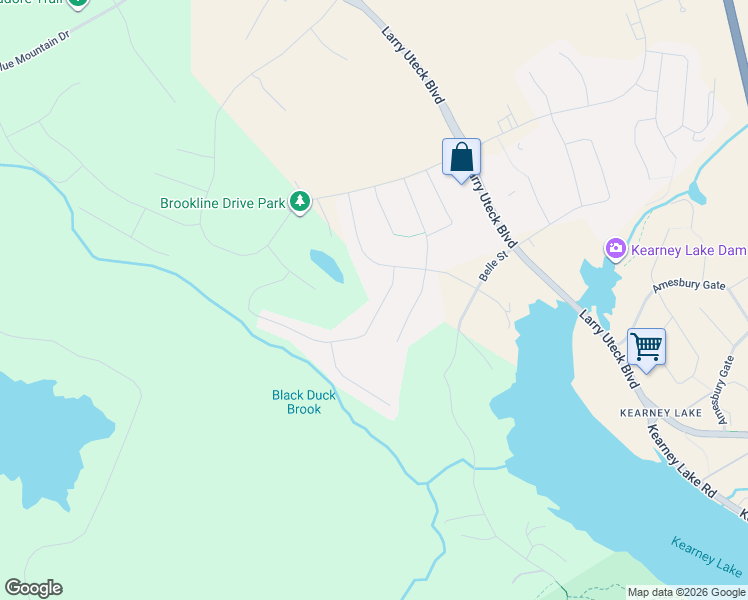 map of restaurants, bars, coffee shops, grocery stores, and more near 41 Talus Avenue in Bedford