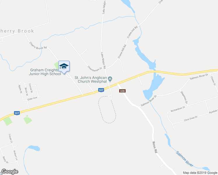 map of restaurants, bars, coffee shops, grocery stores, and more near 1318 Main Street in Halifax Regional Municipality