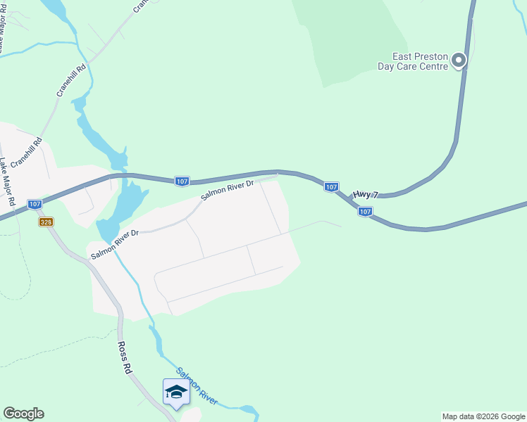 map of restaurants, bars, coffee shops, grocery stores, and more near 30 Chater Drive in East Preston