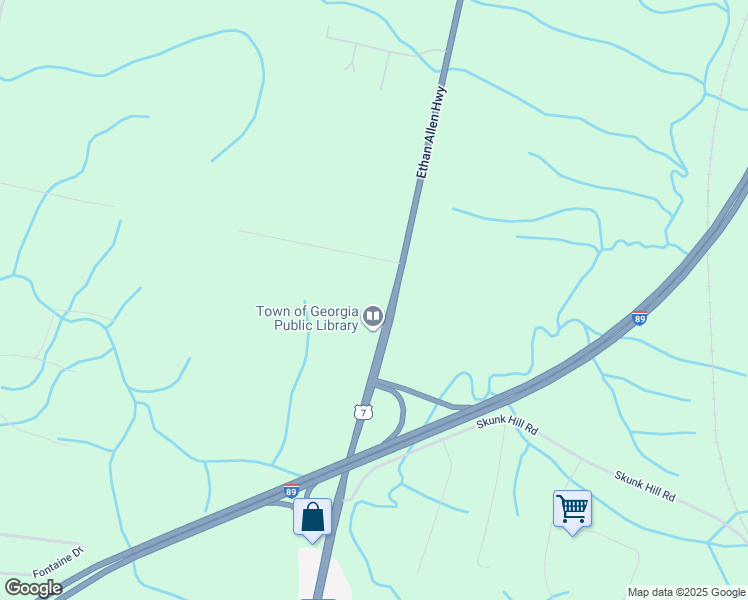 map of restaurants, bars, coffee shops, grocery stores, and more near 1773 Ethan Allen Highway in Fairfax