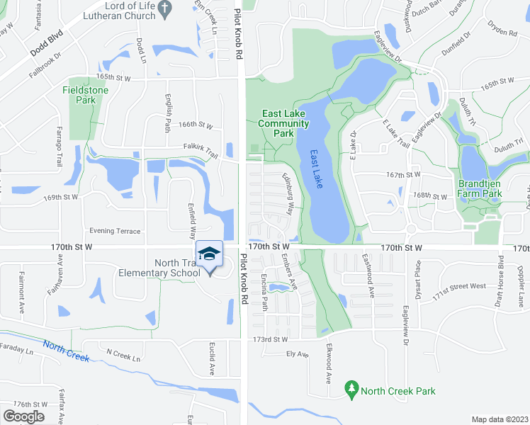 map of restaurants, bars, coffee shops, grocery stores, and more near 16890 Embers Avenue in Farmington