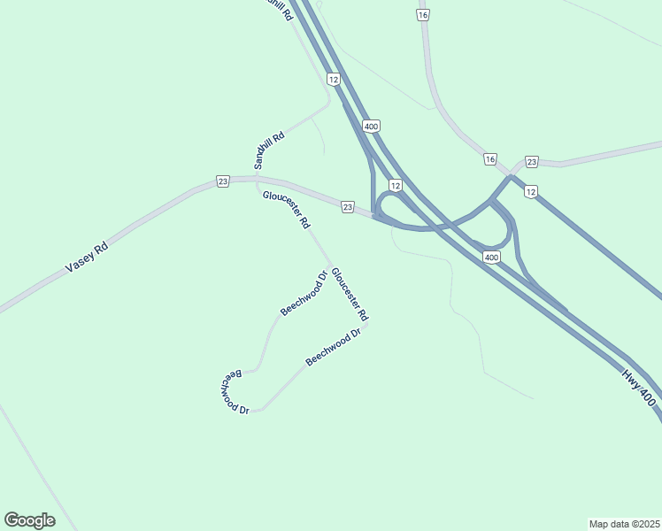 map of restaurants, bars, coffee shops, grocery stores, and more near in Simcoe County