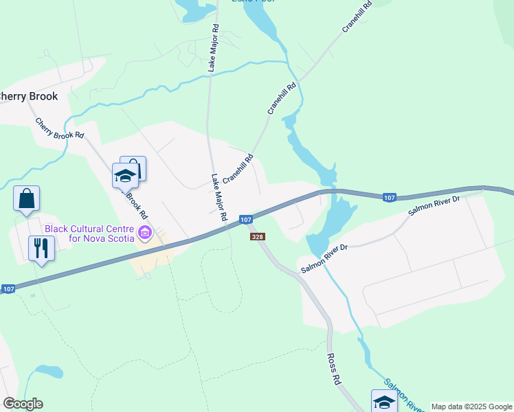 map of restaurants, bars, coffee shops, grocery stores, and more near 19 Bainbridge Court in Westphal
