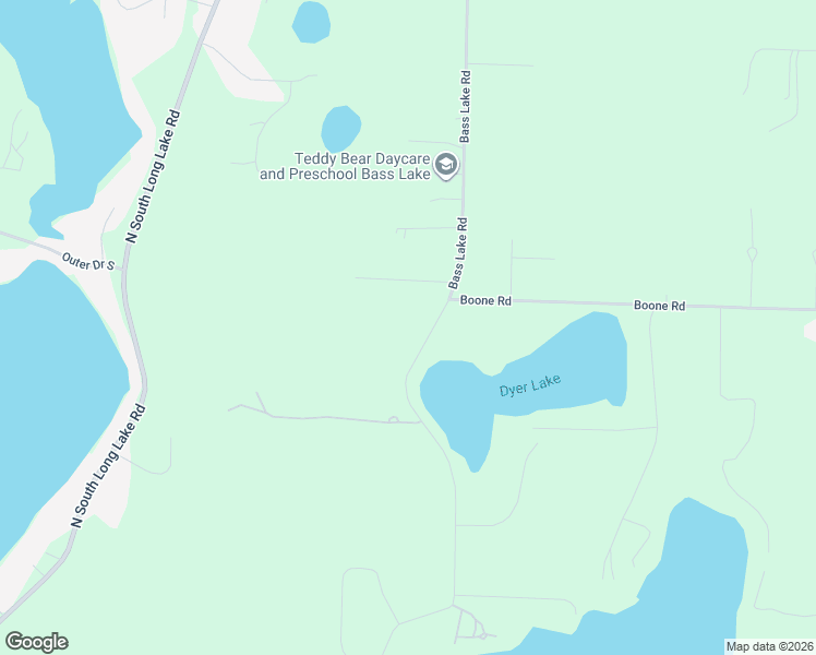 map of restaurants, bars, coffee shops, grocery stores, and more near 865-1299 Bass Lake Rd in Traverse City