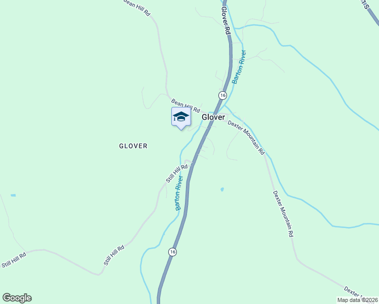 map of restaurants, bars, coffee shops, grocery stores, and more near 3130 Glover Road in Glover