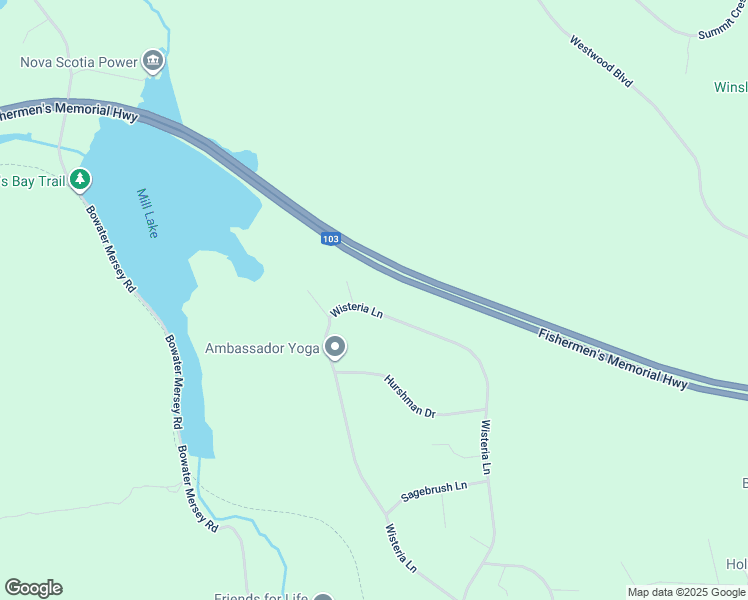 map of restaurants, bars, coffee shops, grocery stores, and more near 487 Wisteria Lane in Upper Tantallon