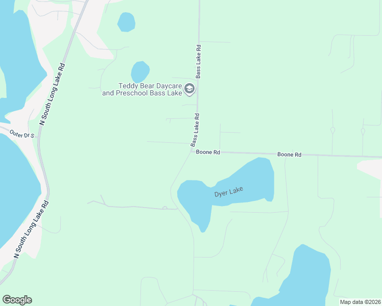 map of restaurants, bars, coffee shops, grocery stores, and more near 1299 Bass Lake Rd in Traverse City