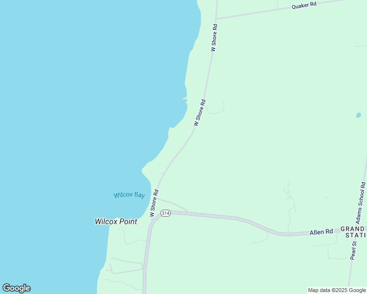 map of restaurants, bars, coffee shops, grocery stores, and more near West Shore Road in Grand Isle