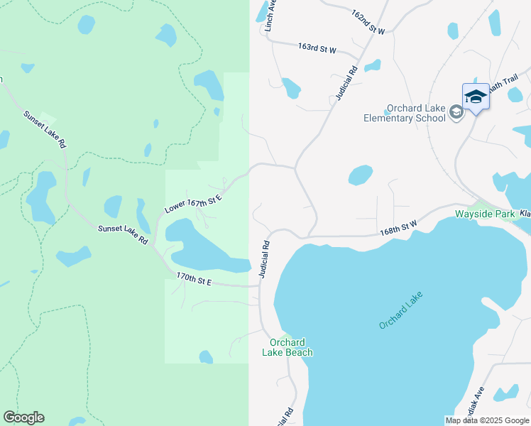 map of restaurants, bars, coffee shops, grocery stores, and more near 16858 Lions Court in Lakeville