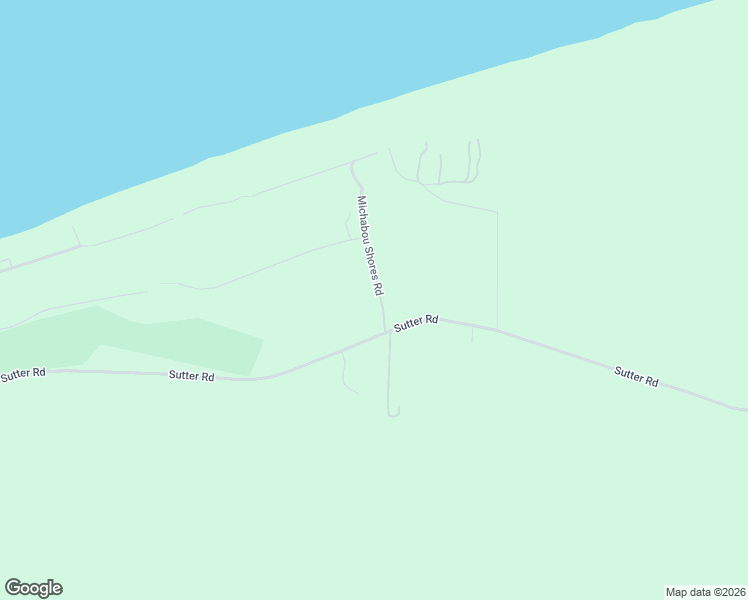 map of restaurants, bars, coffee shops, grocery stores, and more near 5014-5016 Michabou Shores Road in Frankfort