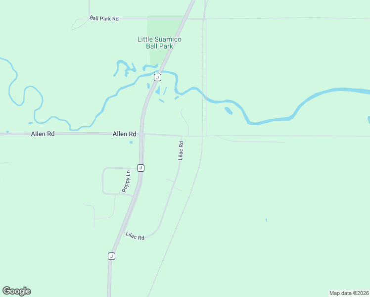 map of restaurants, bars, coffee shops, grocery stores, and more near 882 Lilac Road in Little Suamico