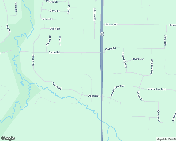 map of restaurants, bars, coffee shops, grocery stores, and more near 8790 Wisconsin 93 Trunk in Eleva