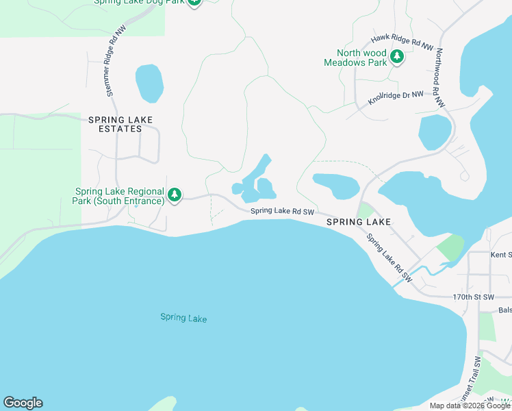 map of restaurants, bars, coffee shops, grocery stores, and more near 2530 Spring Lake Road in Shakopee