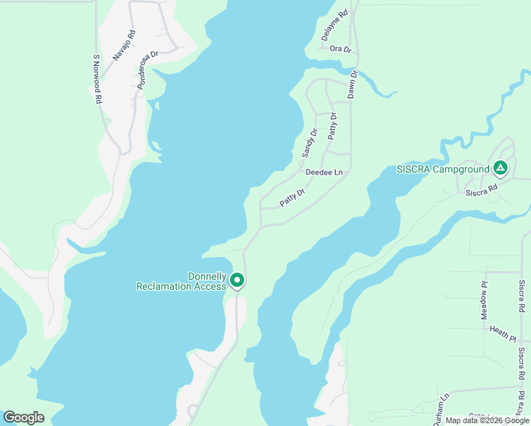 map of restaurants, bars, coffee shops, grocery stores, and more near 12943 Dawn Drive in Donnelly