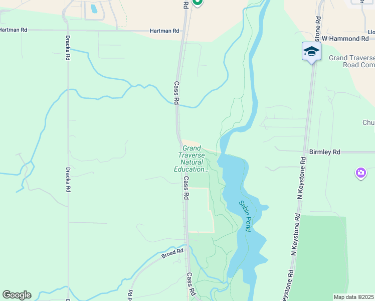 map of restaurants, bars, coffee shops, grocery stores, and more near 1500 Cass Road in Traverse City