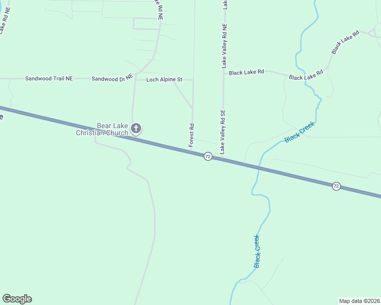 map of restaurants, bars, coffee shops, grocery stores, and more near 298 Forest Road in Kalkaska