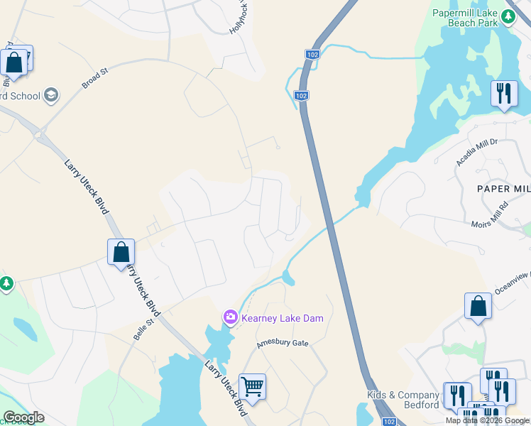 map of restaurants, bars, coffee shops, grocery stores, and more near 52 Innsbrook Way in Halifax