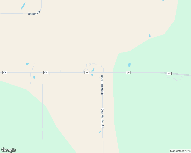 map of restaurants, bars, coffee shops, grocery stores, and more near 185229 County Road VV in Wittenberg