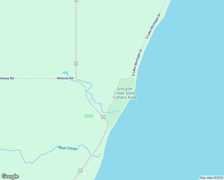 map of restaurants, bars, coffee shops, grocery stores, and more near 849 South Lake Michigan Drive in Sturgeon Bay