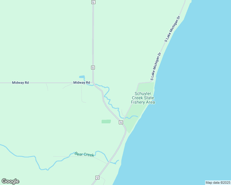 map of restaurants, bars, coffee shops, grocery stores, and more near 849 South Lake Michigan Drive in Sturgeon Bay
